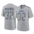 Cooneas D.Lions #32 Brian Branch Player Gray Atmosphere Fashion Home Game Stitched Jerseys