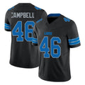 Cooneas D.Lions #46 Jack Campbell Player Black Alternate Vapor F.U.S.E. Limited Home Game Stitched Jerseys