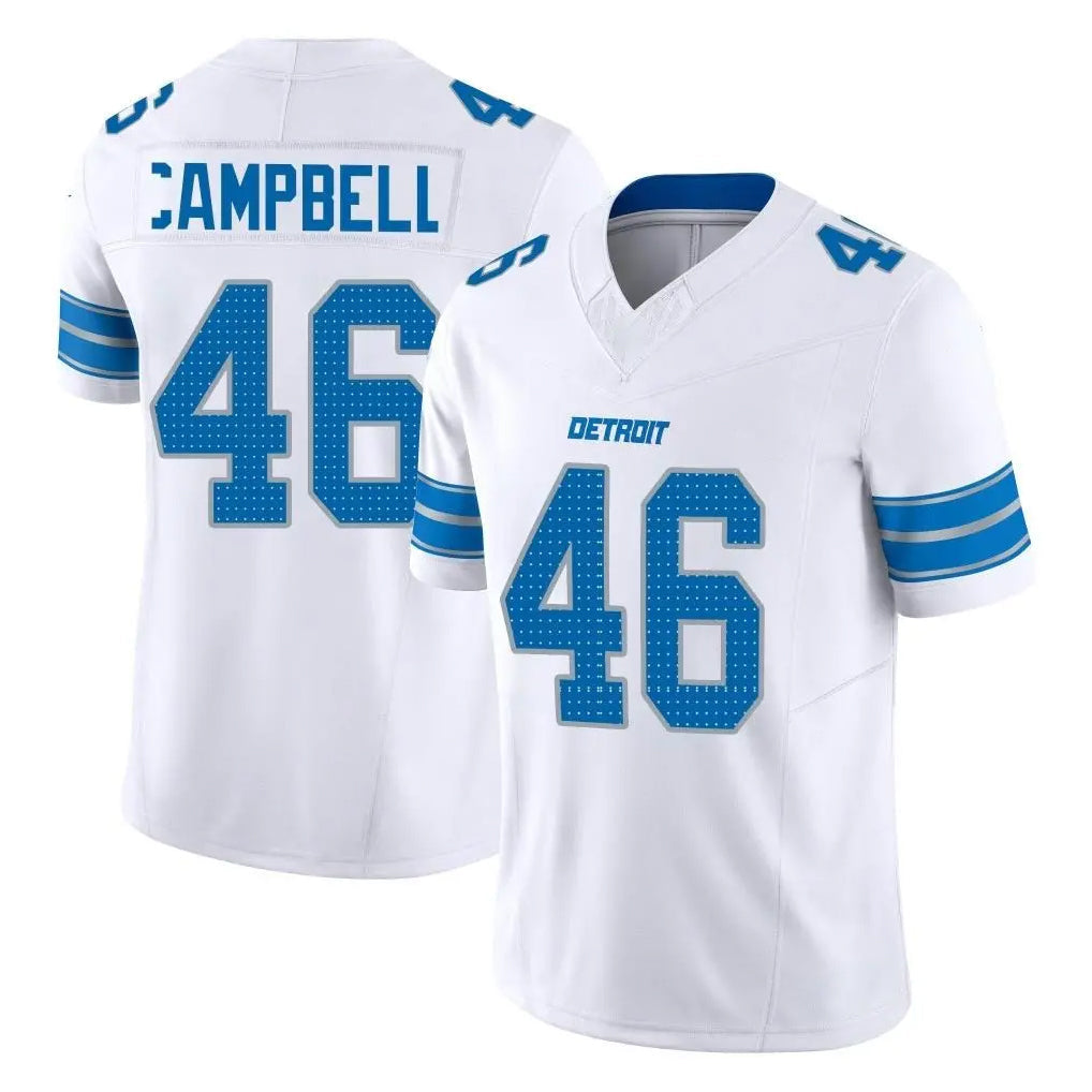 Cooneas D.Lions #46 Jack Campbell Player White Limited Vapor F.U.S.E. Alternate Home Game Stitched Jerseys