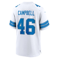 Cooneas D.Lions #46 Jack Campbell White White Game Stitched Jerseys