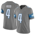 Cooneas D.Lions #4 D.J. Reed Player Gray Vapor F.U.S.E. Limited Home Game Stitched Jerseys