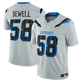 Cooneas D.Lions #58 Penei Sewell Silver 2026 Rivalries Collection Limited Stitched Jerseys