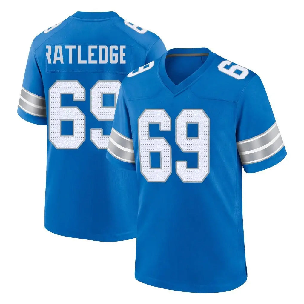 Cooneas D.Lions #69 Tate Ratledge Player Blue Alternate Home Game Stitched Jerseys
