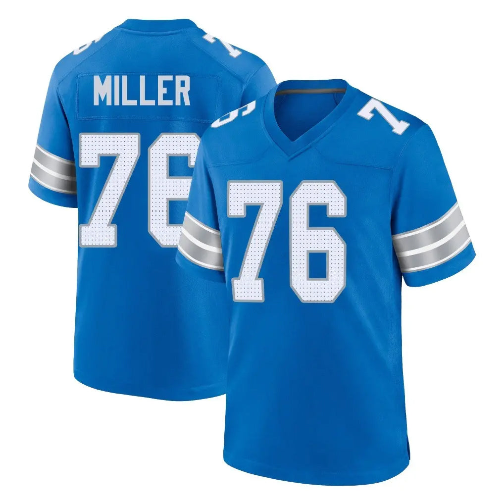 Cooneas D.Lions #76 Blake Miller Player Blue Alternate Home Game Stitched Jerseys