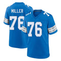 Cooneas D.Lions #76 Blake Miller Player Blue Alternate Home Game Stitched Jerseys