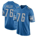 Cooneas D.Lions #76 Blake Miller Player Blue Home Game Stitched Jerseys