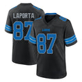 Cooneas D.Lions #87 Sam LaPorta Player Black Alternate Home Game Stitched Jerseys