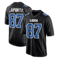 Cooneas D.Lions #87 Sam LaPorta Player Black Fashion Home Game Stitched Jerseys