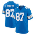 Cooneas D.Lions #87 Sam LaPorta Player Blue Alternate Home Game Stitched Jerseys