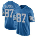Cooneas D.Lions #87 Sam LaPorta Player Blue Vapor Untouchable Throwback Game Stitched Jerseys