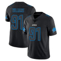 Cooneas D.Lions #91 Tyleik Williams Player Black Impact Limited Home Game Stitched Jerseys