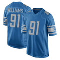 Cooneas D.Lions #91 Tyleik Williams Player Blue Home Game Stitched Jerseys
