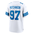 Cooneas D.Lions #97 Aidan Hutchinson White Game Stitched Jerseys