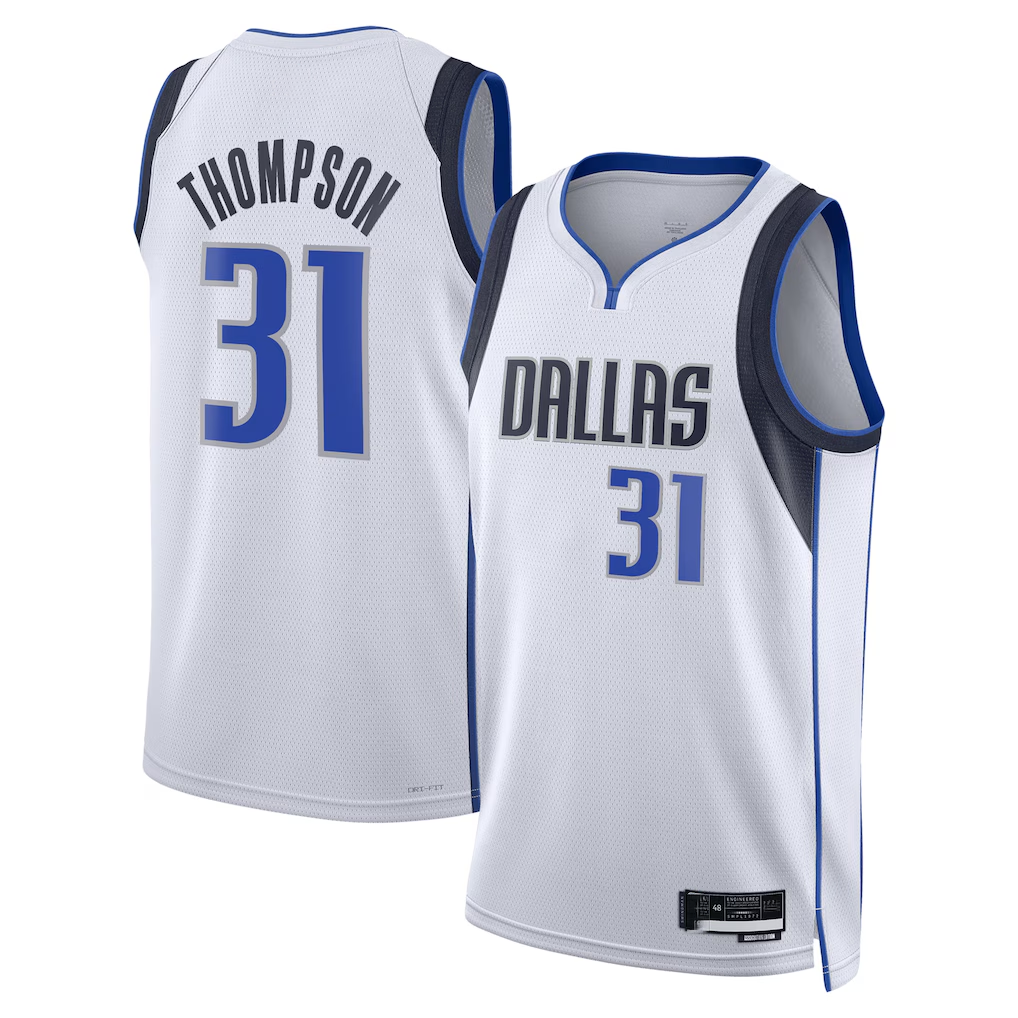 Cooneas D.Mavericks #31 Klay Thompson Association Edition Swingman Stitched Jerseys