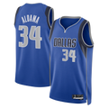 Cooneas D.Mavericks #34 Santi Aldama Blue Icon Edition Swingman Stitched Jerseys