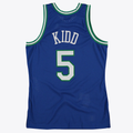 Cooneas D.Mavericks #5 Jason Kidd Royal 1997 Hardwood Classics Road Swingman  By Mitchell & Ness Stitched Jerseys