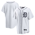 Cooneas D.Tigers White Home Game Blank Player Stitched Jerseys