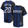Cooneas D.Tigers #20 Spencer Torkelson Player Navy City Connect Home Limited Stitched Jerseys