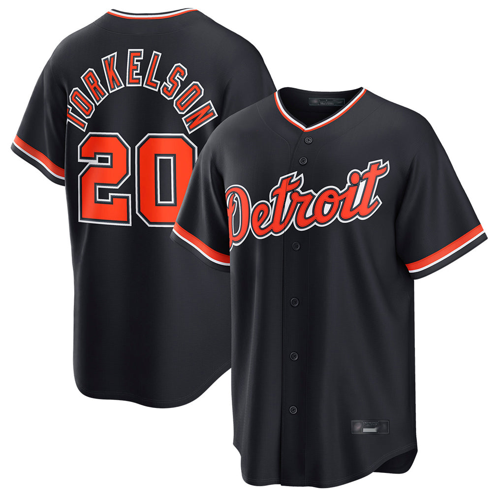 Cooneas D.Tigers #20 Spencer Torkelson Player Navy Home Game Stitched Jerseys
