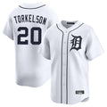 Cooneas D.Tigers #20 Spencer Torkelson Player White Home Limited Stitched Jerseys