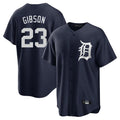 Cooneas D.Tigers #23 Kirk Gibson Player Navy Game Home Stitched Jerseys