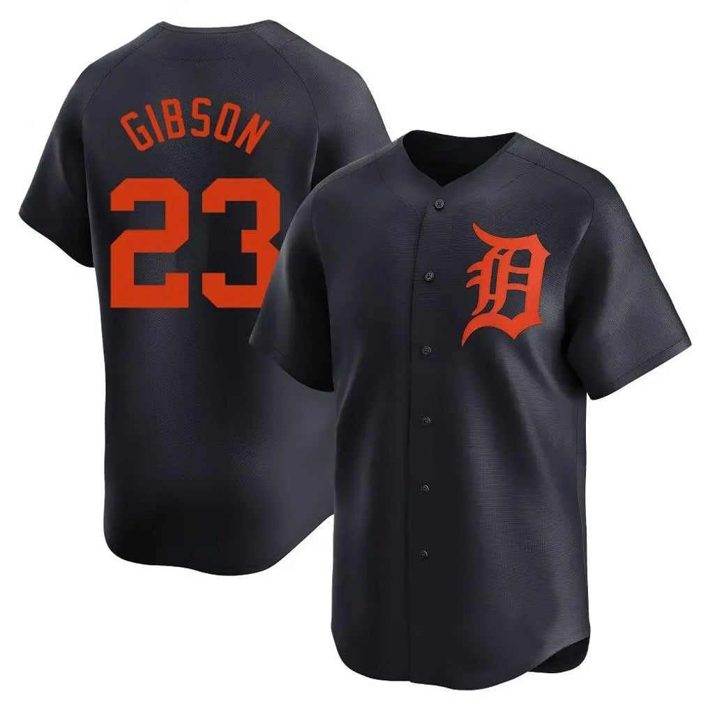 Cooneas D.Tigers #23 Kirk Gibson Player Navy Home Limited Stitched Jerseys