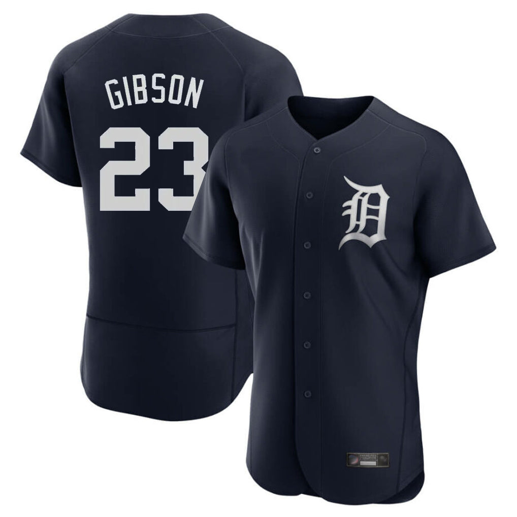 Cooneas D.Tigers #23 Kirk Gibson Player Navy Limited Elite Home Stitched Jerseys