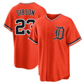 Cooneas D.Tigers #23 Kirk Gibson Player Orange Home Game Stitched Jerseys