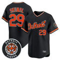 Cooneas D.Tigers #29 Tarik Skubal Player Black Limited Home Stitched Jerseys