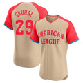 Cooneas D.Tigers #29 Tarik Skubal Player Cream American League All-Star Limited Elite Home Stitched Jerseys