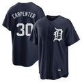 Cooneas D.Tigers #30 Kerry Carpenter Player Navy Game Home Stitched Jerseys