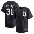 Cooneas D.Tigers #31 Riley Greene Player Navy Home Limited Game Stitched Jerseys