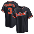 Cooneas D.Tigers #3 Alan Trammell Player Navy Home Game Stitched Jerseys