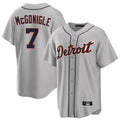 Cooneas D.Tigers #7 Kevin McGonigle Player Gray Home Game Stitched Jerseys