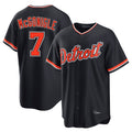 Cooneas D.Tigers #7 Kevin McGonigle Player Navy Home Game Stitched Jersey