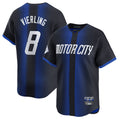 Cooneas D.Tigers #8 Matt Vierling Player Navy City Connect Home Limited Stitched Jerseys