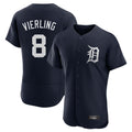 Cooneas D.Tigers #8 Matt Vierling Player Navy Limited Elite Home Stitched Jerseys