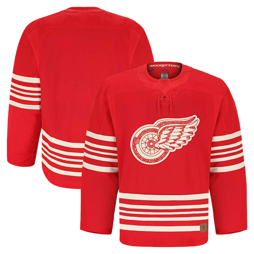 Cooneas D.Red wings Red Centennial Authentic Pro Jersey