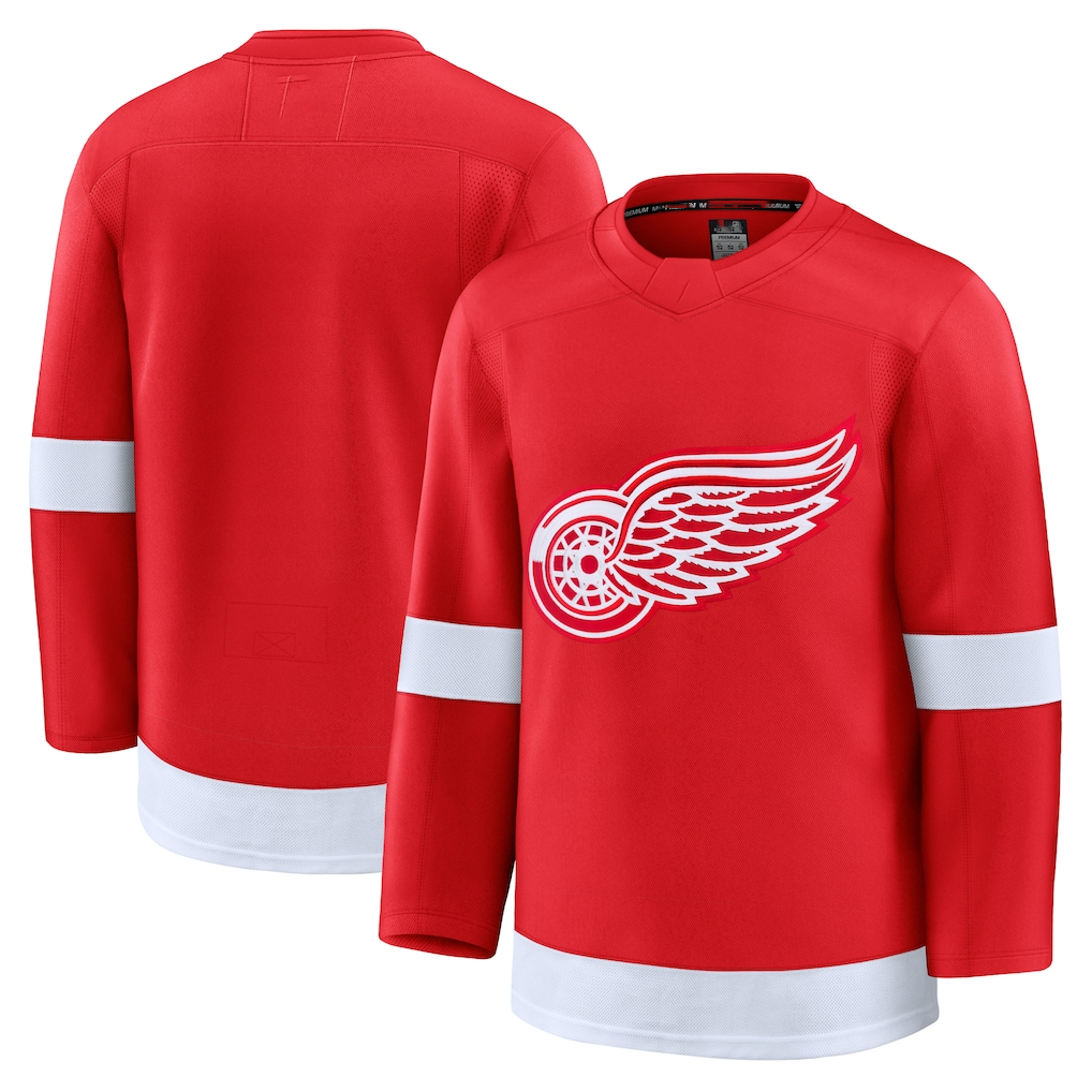 Cooneas D.Red wings Red Home Premium Jerseys