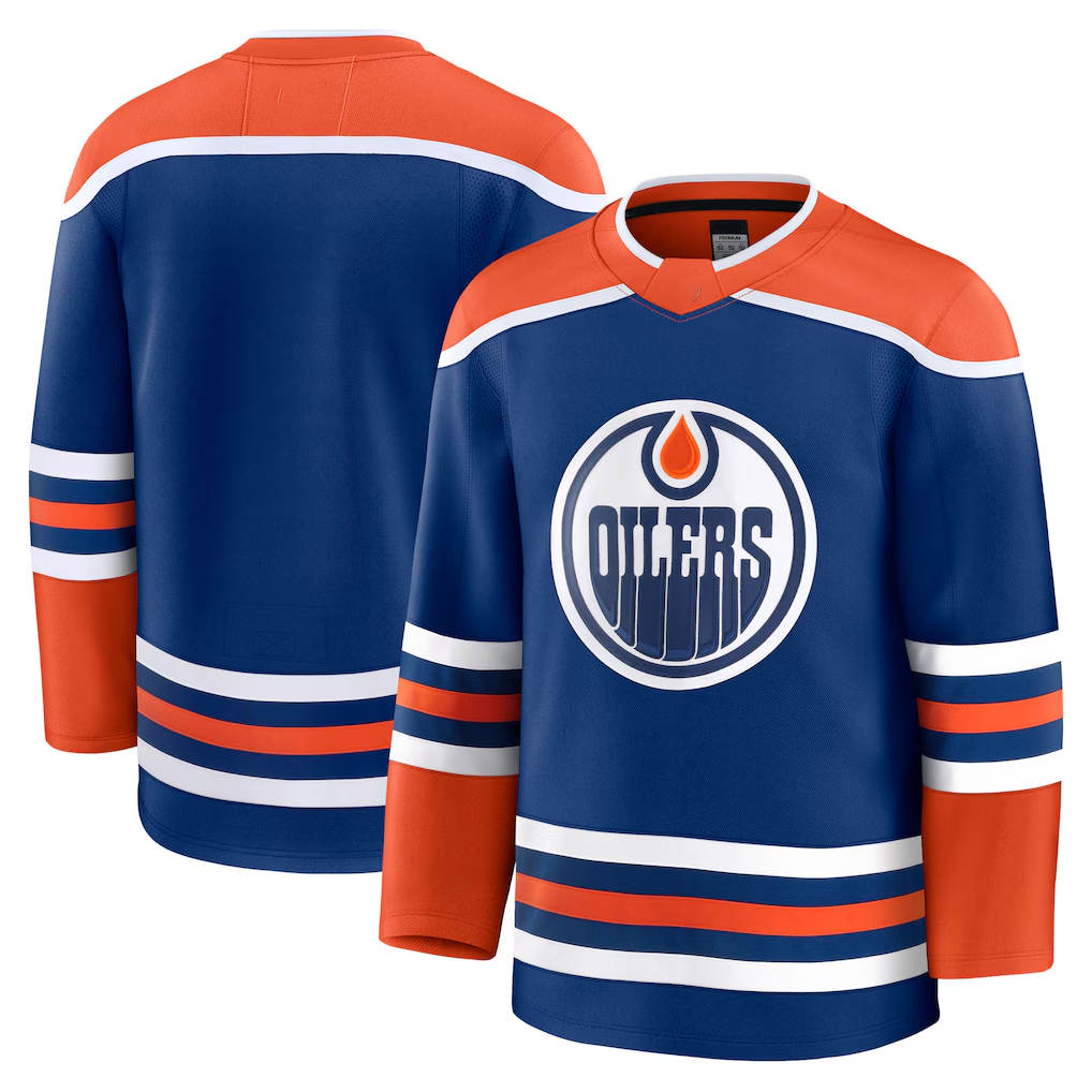 Cooneas E.Oilers Royal Home Premium Jerseys