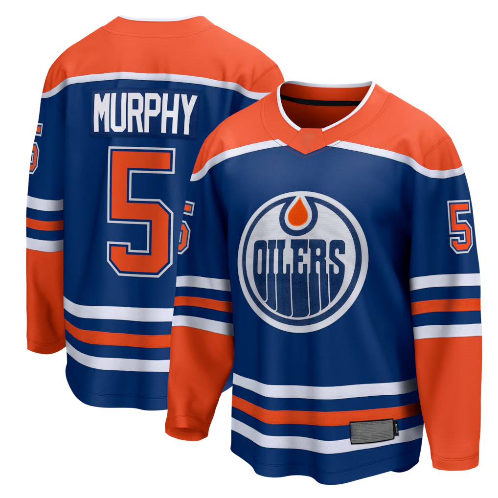 Cooneas E.Oilers #5 Connor Murphy Royal Home Breakaway Jerseys