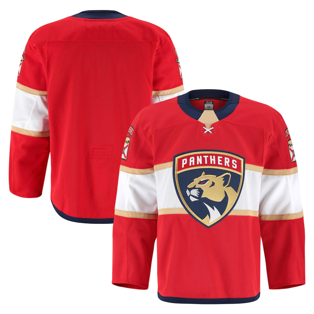 Cooneas F.Panthers Red Home Authentic Pro Jerseys