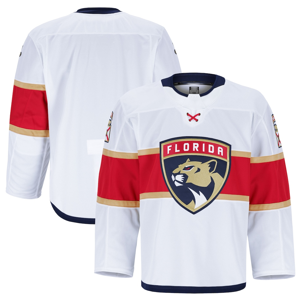 Cooneas F.Panthers White Away Authentic Pro Jerseys
