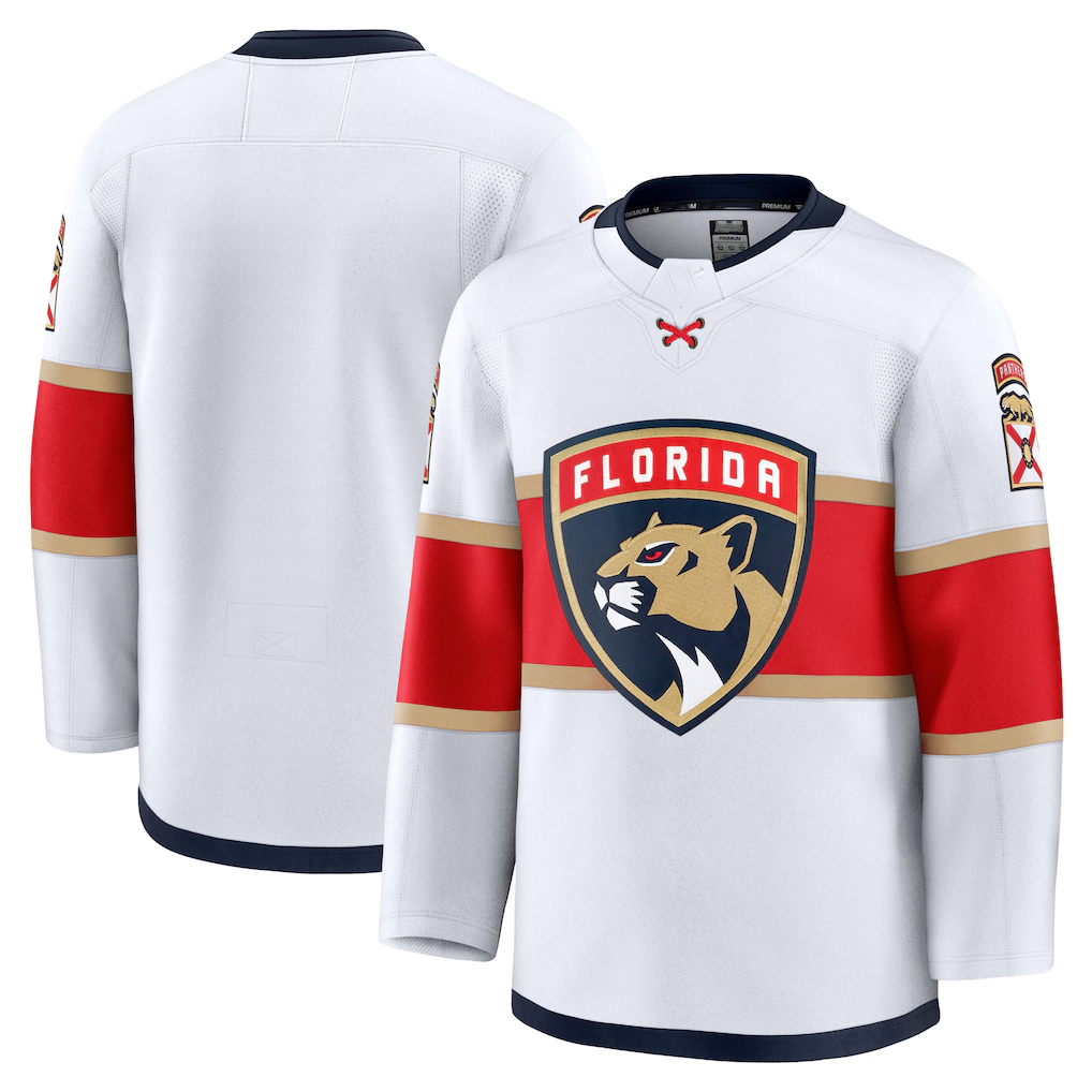 Cooneas F.Panthers White Away Premium Jerseys