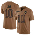 Cooneas GB.Packers #10 Jordan Love Player Brown Salute To Service Limited Stitched Jerseys