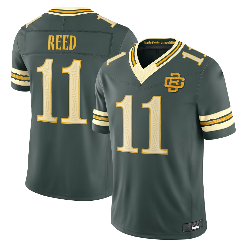Cooneas GB.Packers #11 Jayden Reed Green  2026 Rivalries Collection Limited Stitched Jerseys