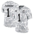 Cooneas GB.Packers #1 Micah Parsons Player Arctic Camo Salute To Service Limited Stitched Jerseys