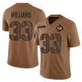 Cooneas GB.Packers #33 Evan Williams Player Brown Salute To Service Limited Stitched Jerseys