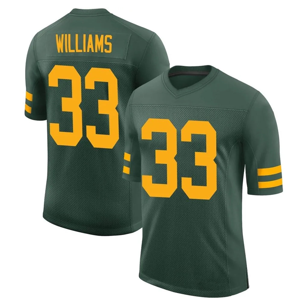 Cooneas GB.Packers #33 Evan Williams Player Green Alternate Vapor Home Game Stitched Jerseys