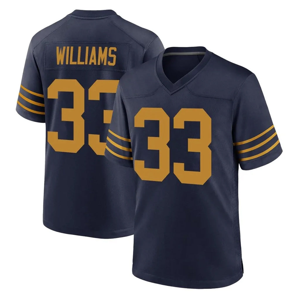 Cooneas GB.Packers #33 Evan Williams Player Navy The 1923 Classic Home Game Stitched Jerseys